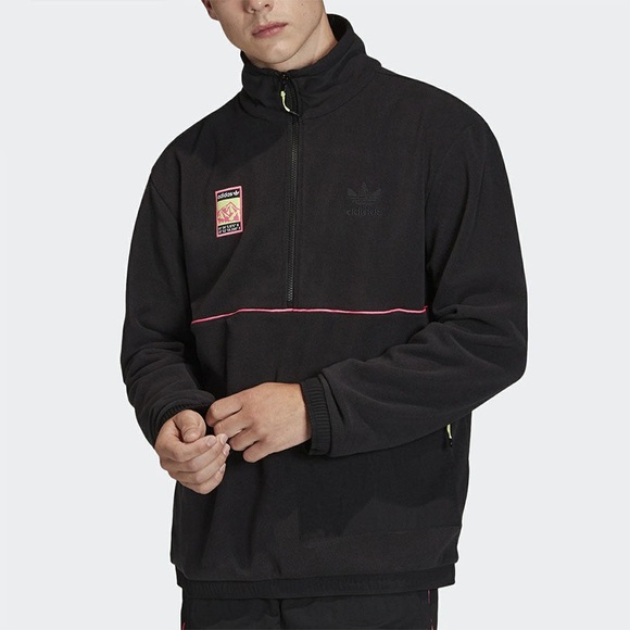 adidas Other - ADIDAS POLAR RETRO OUTDOOR FLEECE HALF ZIP SMALL